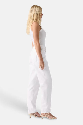 LOOSE TAPER - white denim