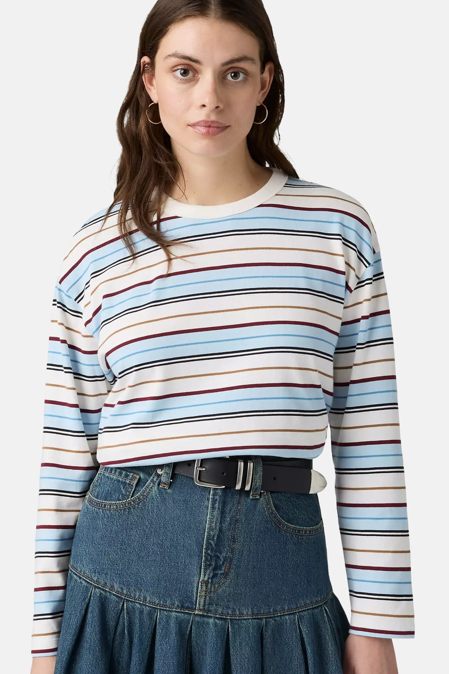 T-shirt met lange mouwen - blauw