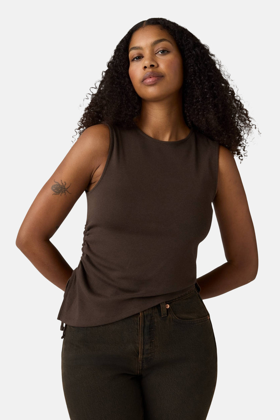 Top - brun