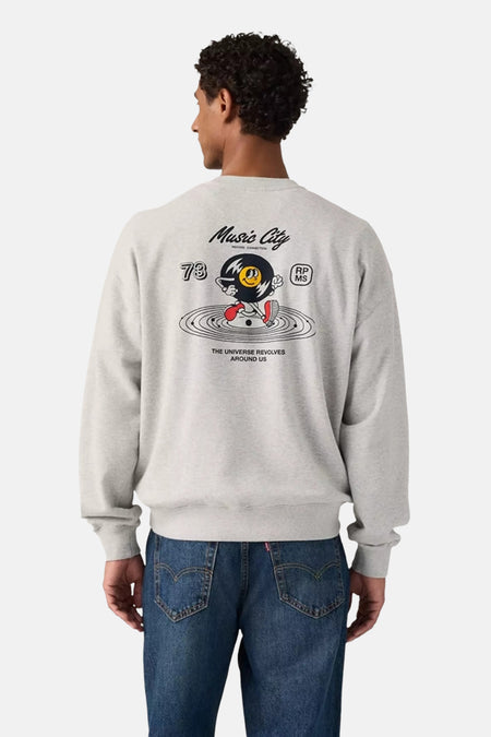 Sweater O-hals - grijs