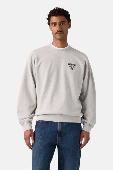 Sweater O-hals - grijs