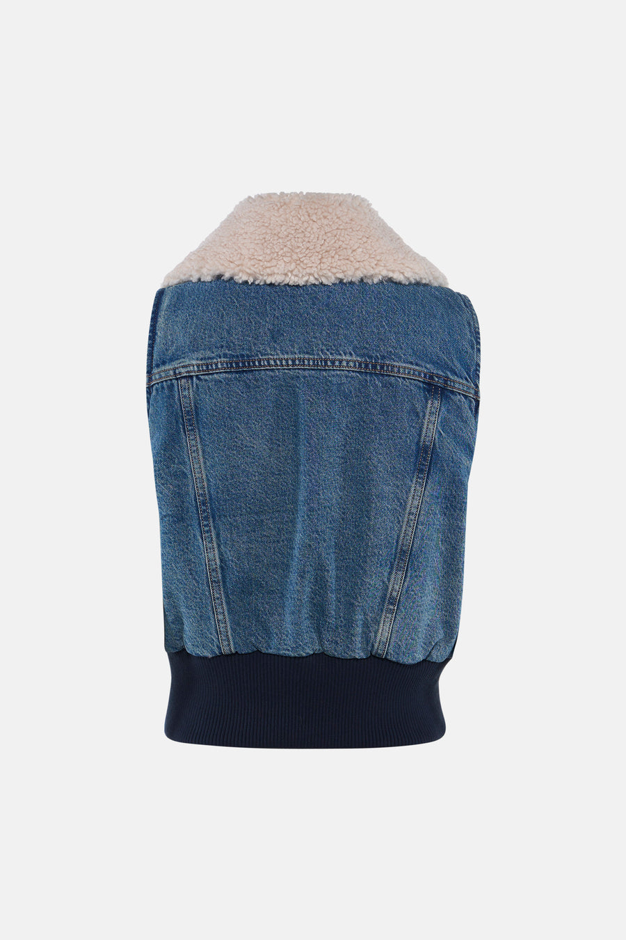 Bodywarmer - mid blue denim