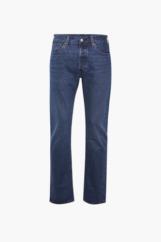 Straight jeans - mid blue denim