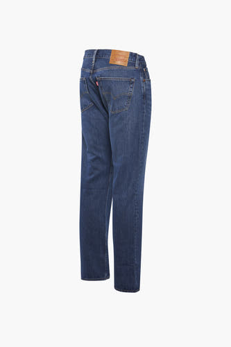 Straight jeans - mid blue denim