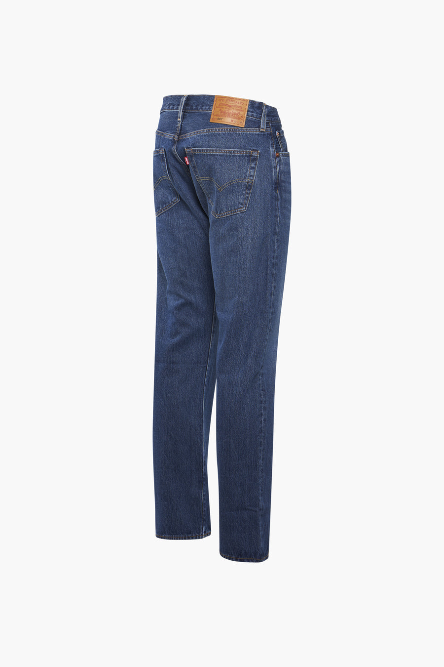 Straight jeans - mid blue denim