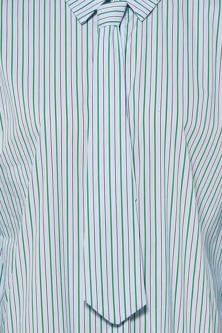 Blauw gestreept hemd van Terra di Siena met lange mouwen en een decoratieve knoopsluiting.

