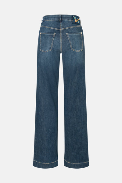Jeans wide Mid blue denim - MAC
