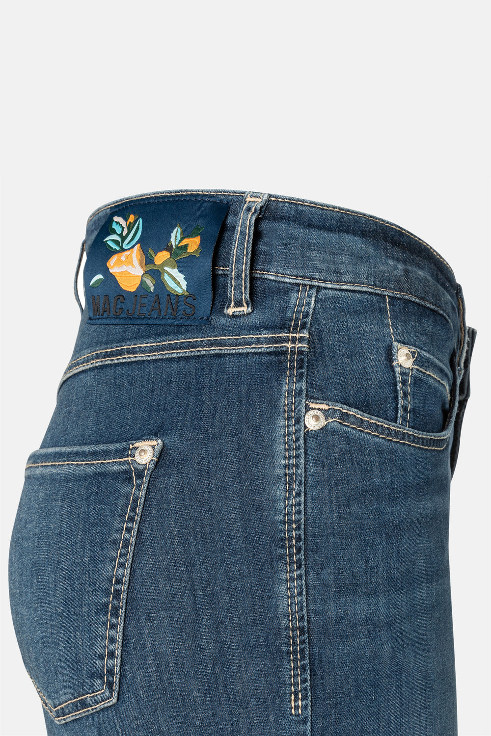 Jeans wide Mid blue denim - MAC