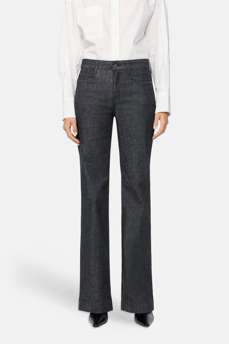 Jeans wide dark grey denim - MAC