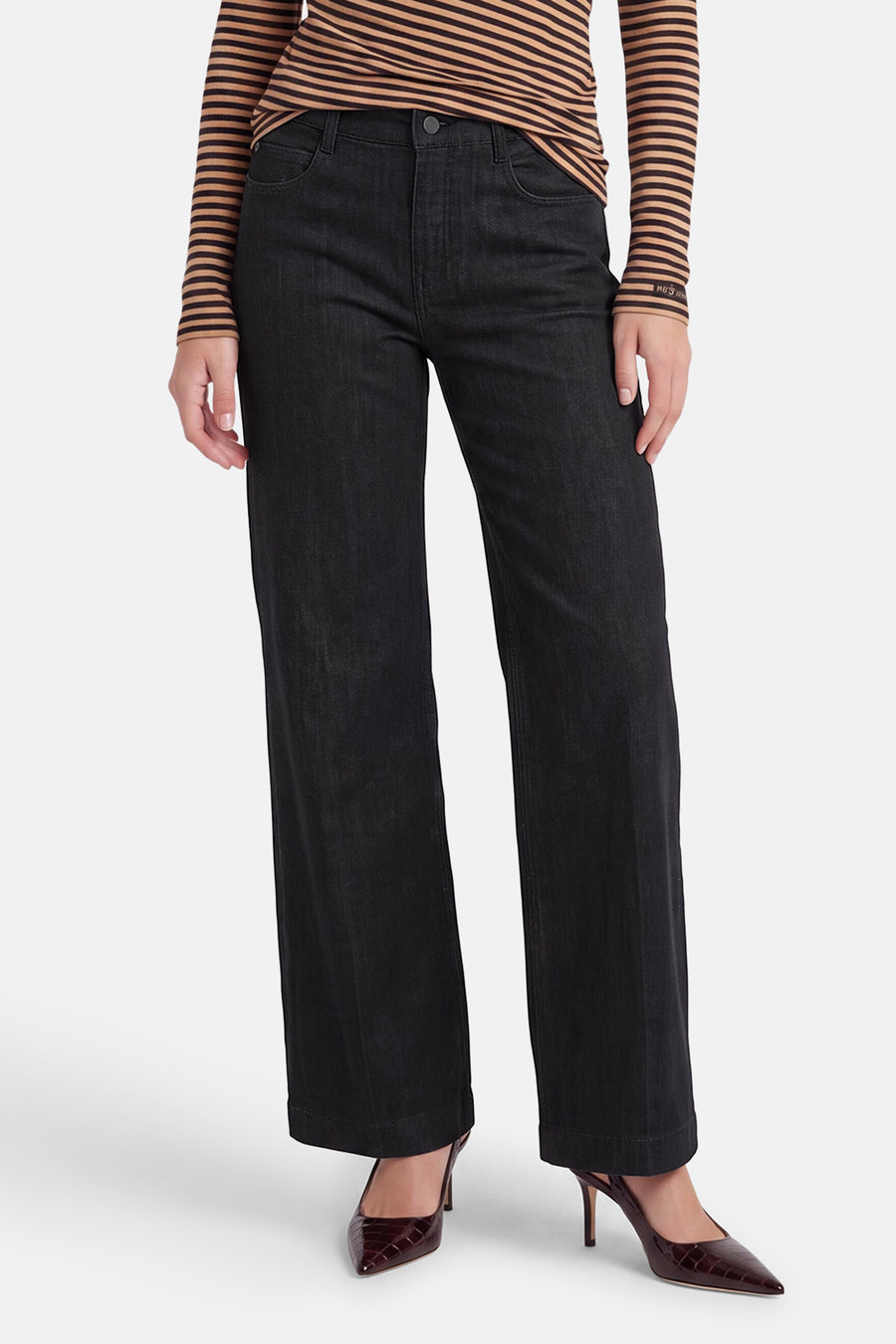 DREAM WIDE - dark grey denim