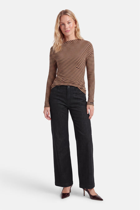 DREAM WIDE - dark grey denim