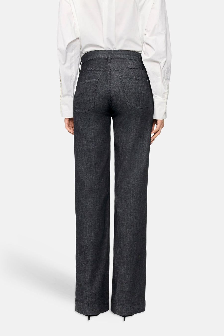 DREAM WIDE - dark grey denim