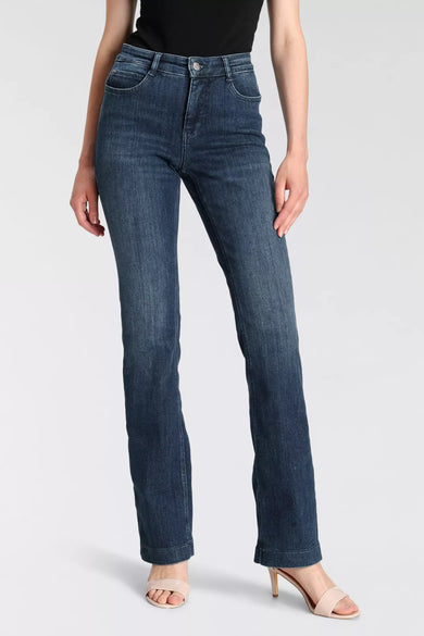 Bootcut jeans - mid blue denim
