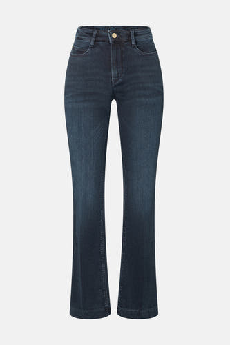 Jean bootcut en denim bleu marine de MAC, avec une coupe classique à cinq poches.