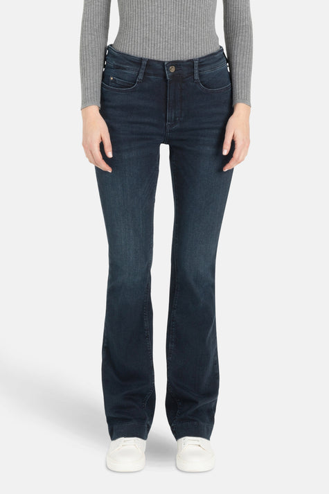 Jeans bootcut dark blue denim - MAC