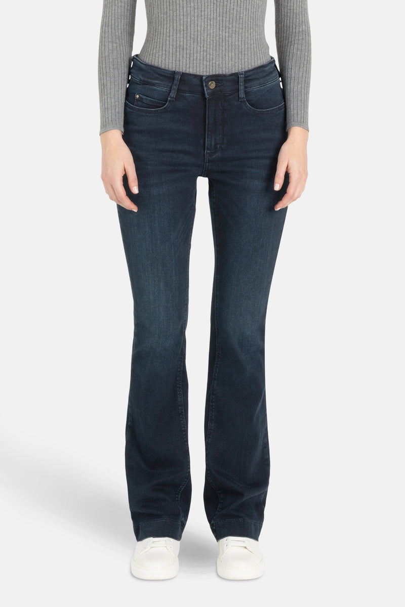 Jeans bootcut dark blue denim - MAC