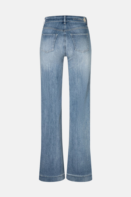 Jeans wide light blue denim - MAC