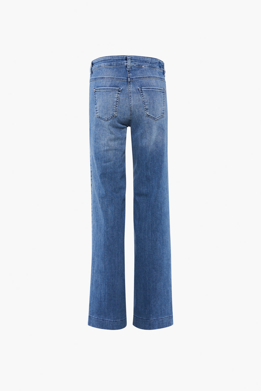 Wide jeans - mid blue denim