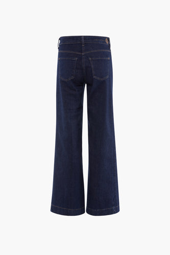 DREAM WIDE - Dark blue denim - MAC
