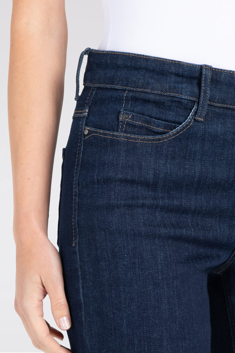 DREAM WIDE - Dark blue denim - MAC