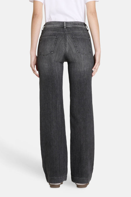DREAM WIDE - mid grey denim