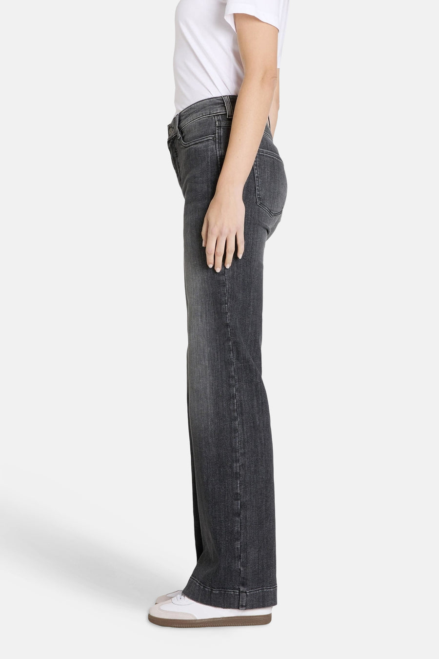 DREAM WIDE - mid grey denim