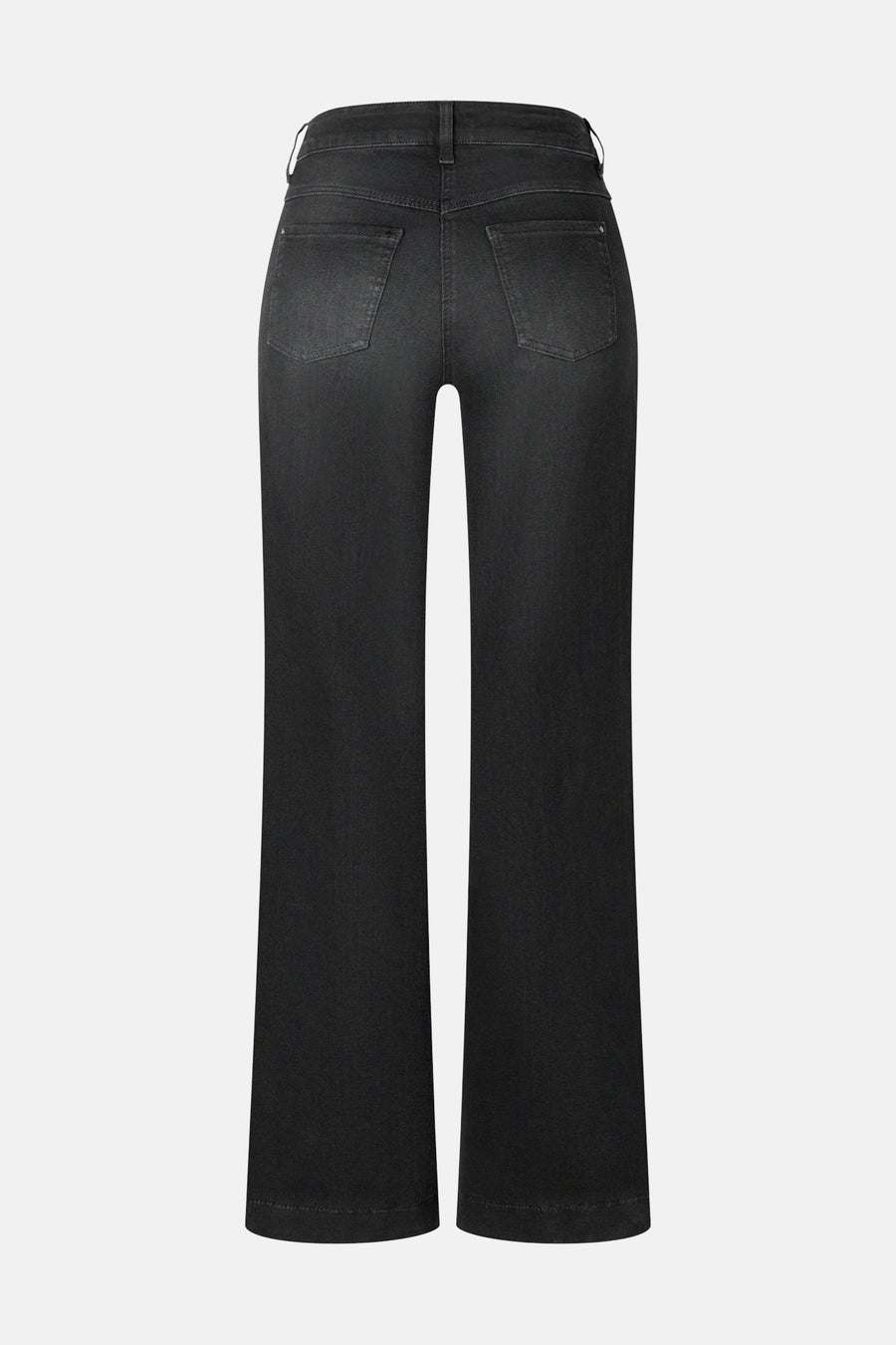 DREAM WIDE - Black denim - MAC