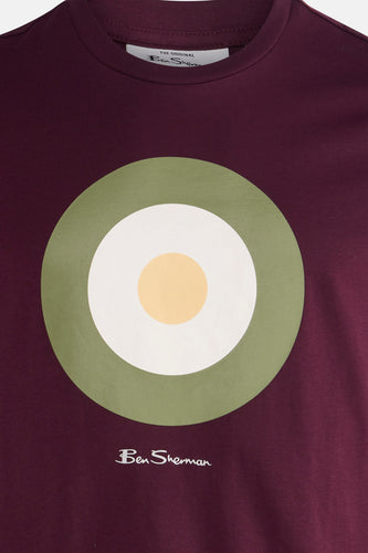 T-shirt met korte mouwen - Bordeaux