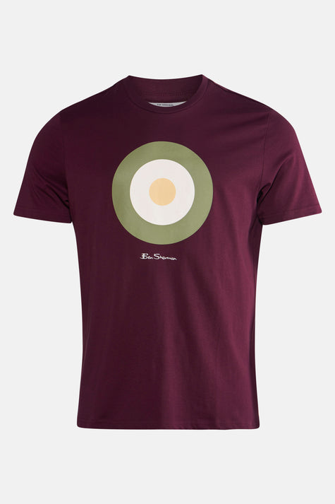 T-shirt met korte mouwen - Bordeaux