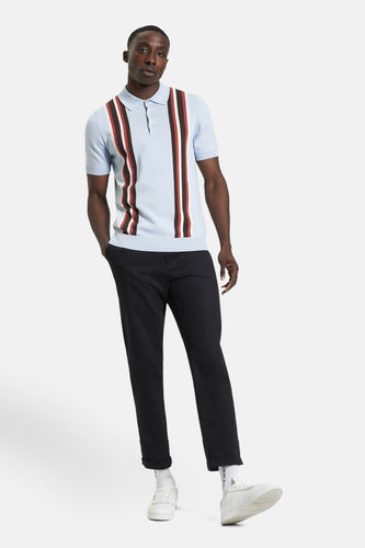 Polo met korte mouwen - blauw - BEN SHERMAN - 4