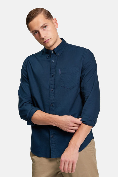 Hemd (lange mouwen) blauw - BEN SHERMAN