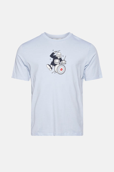 T-shirt met korte mouwen - Lichtblauw