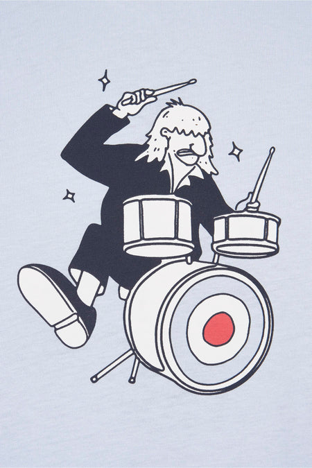 T-shirt met korte mouwen - Lichtblauw