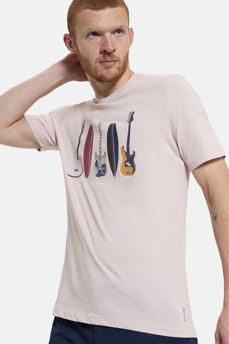 T-shirt (korte mouwen) Roze - BEN SHERMAN