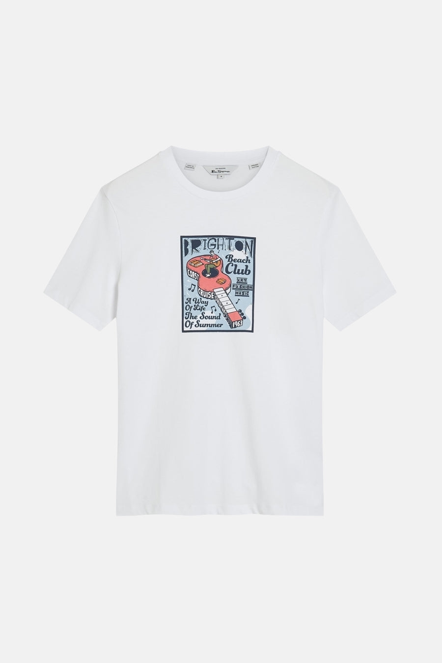 T-shirt (korte mouwen) Wit - BEN SHERMAN
