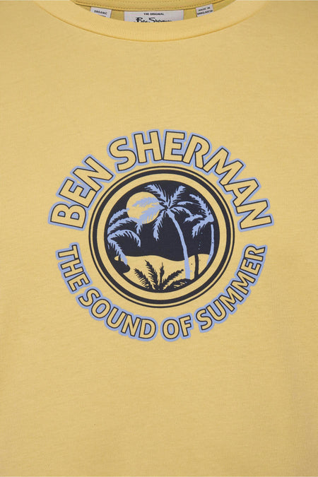 T-shirt (manches courtes) Jaune - BEN SHERMAN