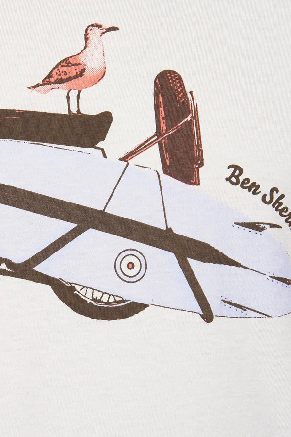 T-shirt (manches courtes) Beige - BEN SHERMAN