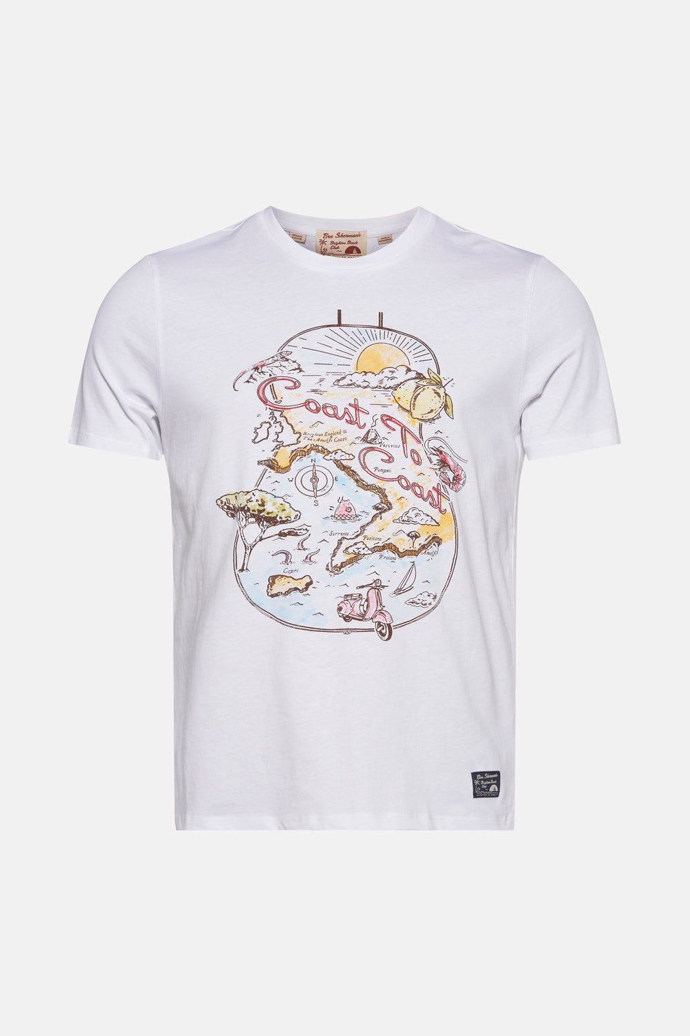 T-shirt (korte mouwen) Wit - BEN SHERMAN