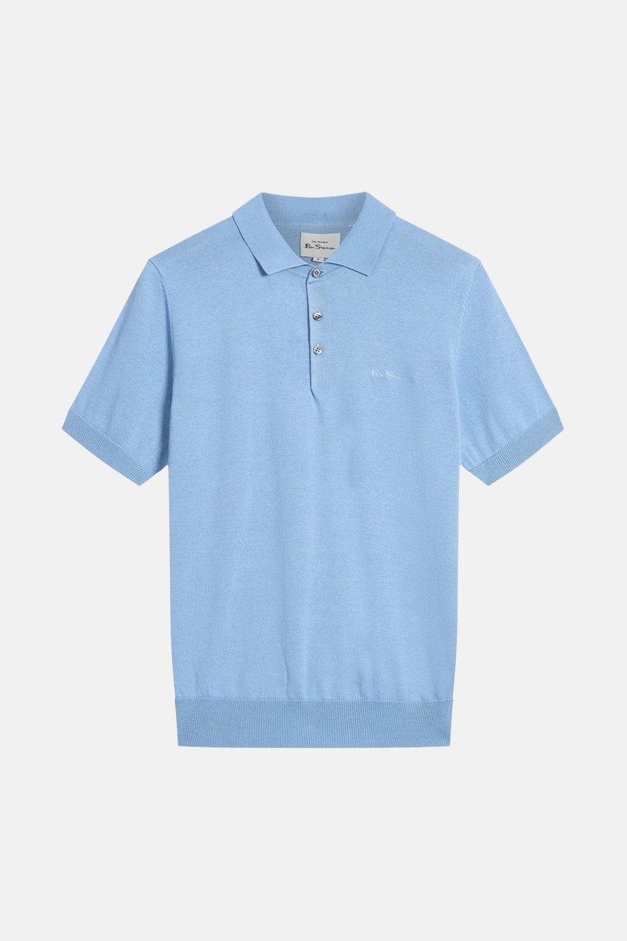 Polo met korte mouwen - blauw - BEN SHERMAN - 4