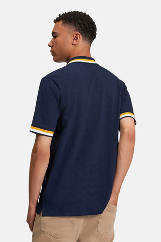 Polo met korte mouwen - blauw - BEN SHERMAN