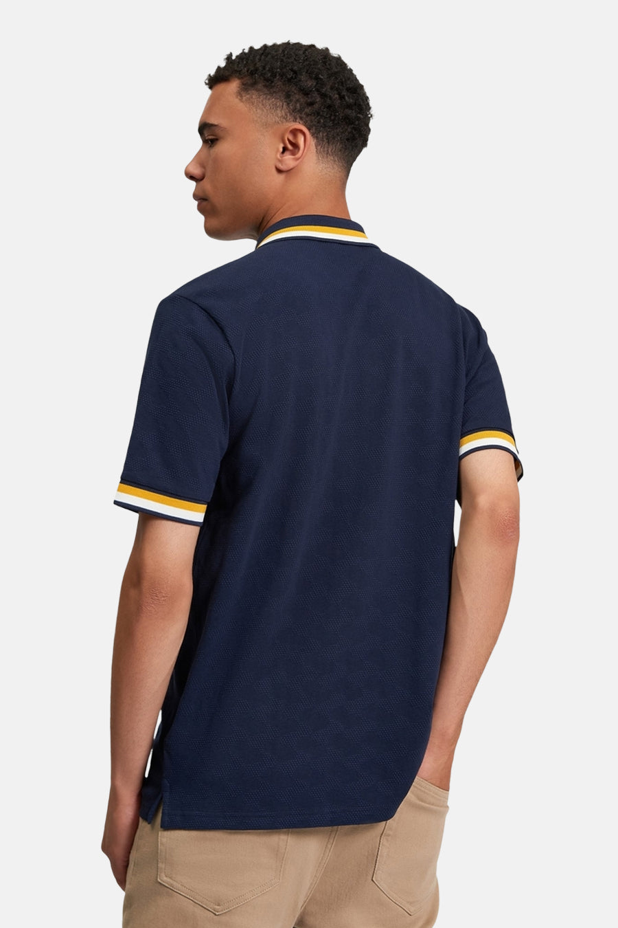 Polo met korte mouwen - blauw - BEN SHERMAN