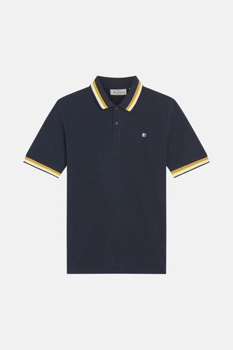 Polo met korte mouwen - blauw - BEN SHERMAN