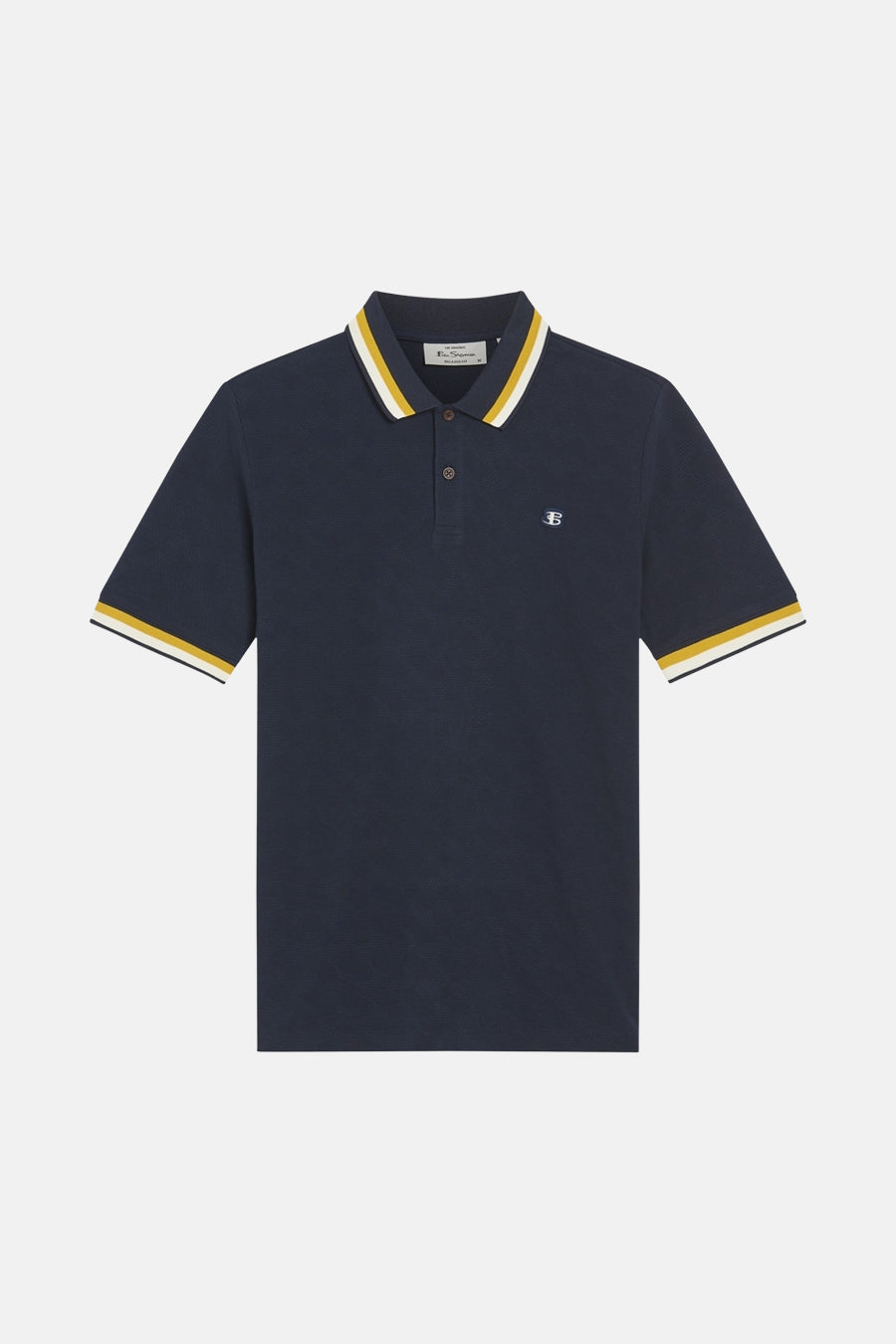 Polo met korte mouwen - blauw - BEN SHERMAN