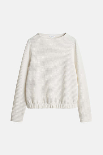 Pull met ronde hals - Wit