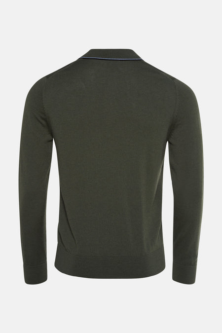 Pull met ronde hals - groen