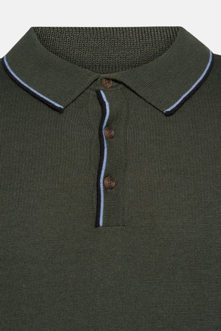 Pull met ronde hals - groen
