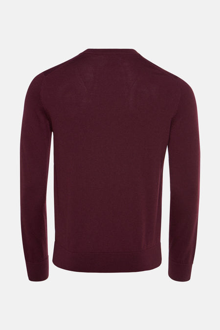 Pull met ronde hals - Paars