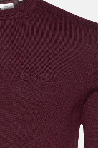 Pull à col rond - Mauve - BEN SHERMAN