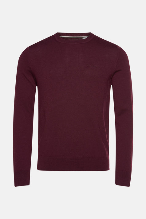 Pull met ronde hals - Paars