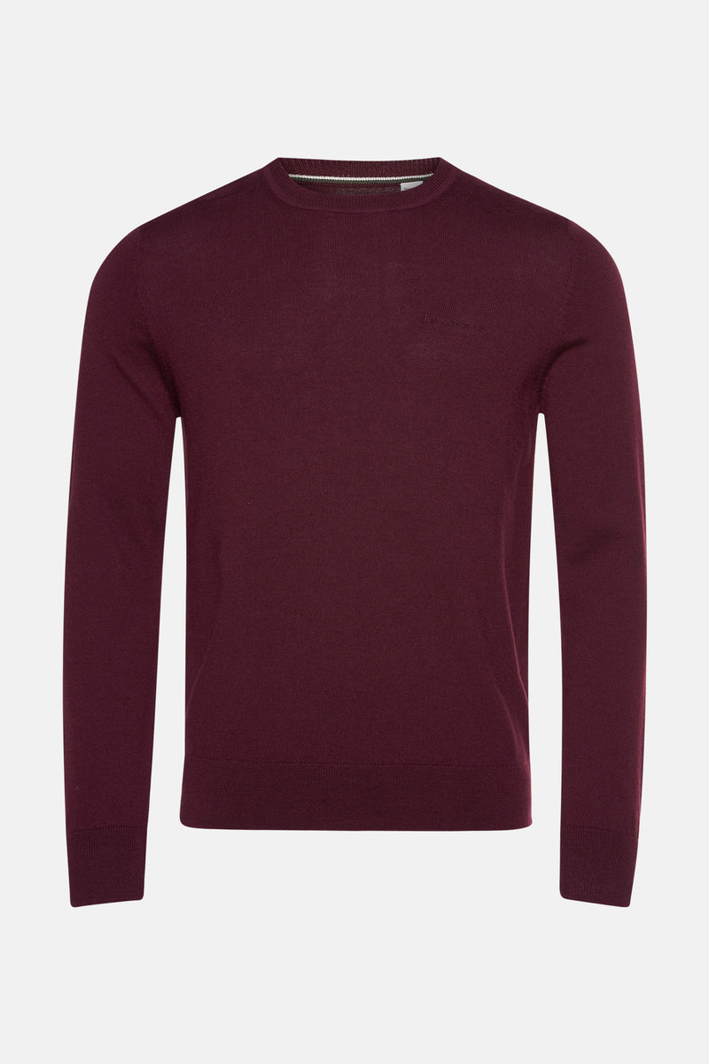 Pull met ronde hals - Paars